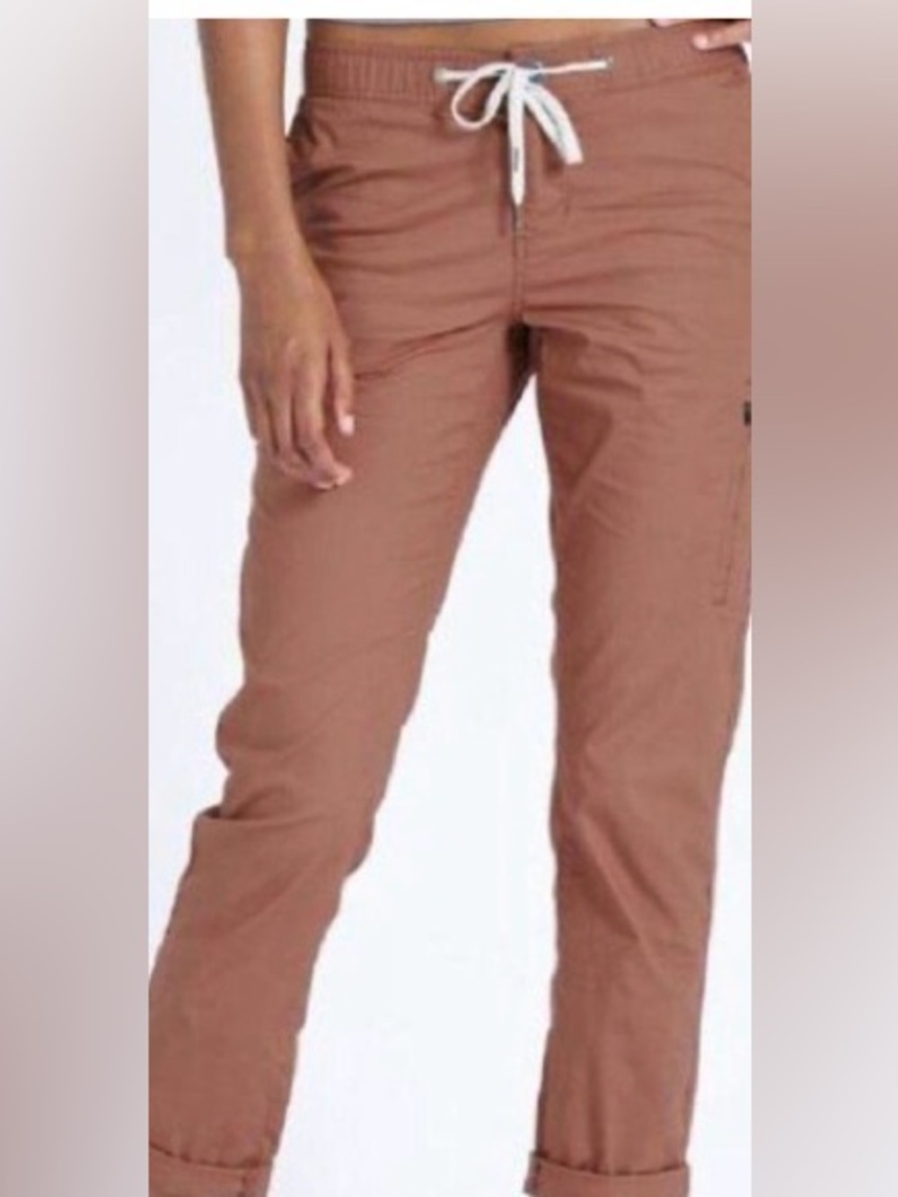 Vuori Women’s Ripstop Pants Mocha Red Brown Size S